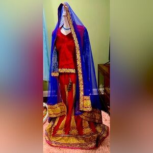 Medium sized with pant/skirt